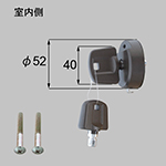 トステム セキュリティーサムターンセット「TST-3」